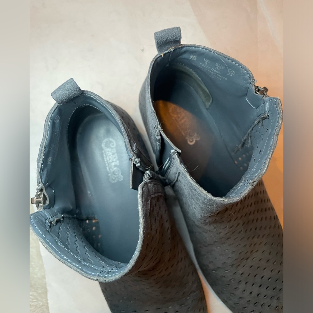 Carlos by Carlos Santana blue-grey booties - Picture 4 of 10